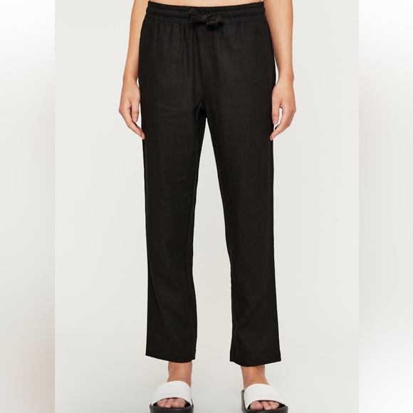 Supré black linen pants - Picture 2 of 5